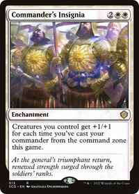 Commander's Insignia - Starter Commander Decks (SCD) #13 - Rare Magic: The Gathering Trading Card