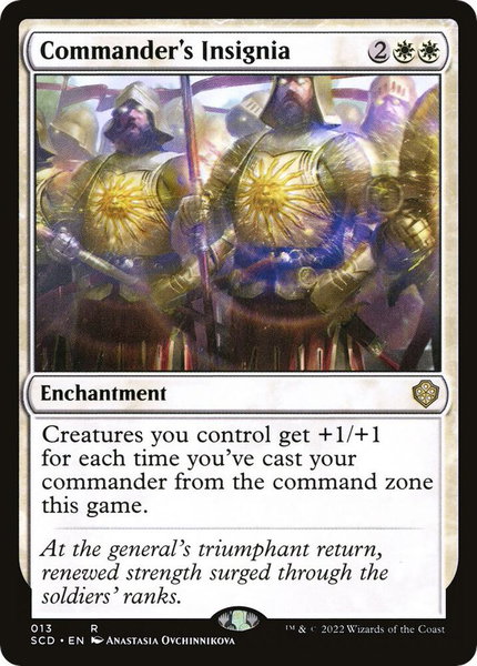 Commander's Insignia trading card from Starter Commander Decks Commander's Insignia - Starter Commander Decks Magic: The Gathering trading card