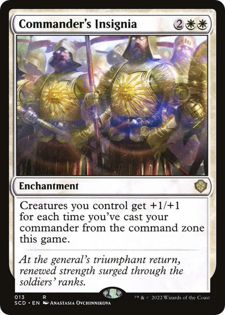 Commander's Insignia - Starter Commander Decks Magic: The Gathering trading card