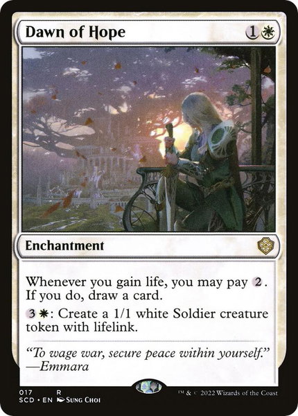 Dawn of Hope trading card from Starter Commander Decks Dawn of Hope - Starter Commander Decks Magic: The Gathering trading card
