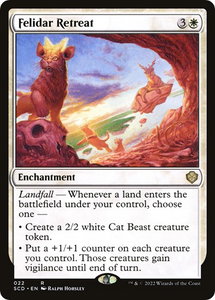 Felidar Retreat - Starter Commander Decks (SCD) #22 - Rare Magic: The Gathering Trading Card