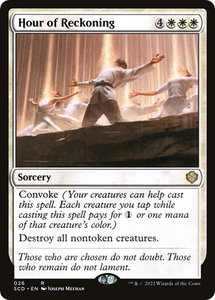 Hour of Reckoning - Starter Commander Decks (SCD) #26 - Rare Magic: The Gathering Trading Card