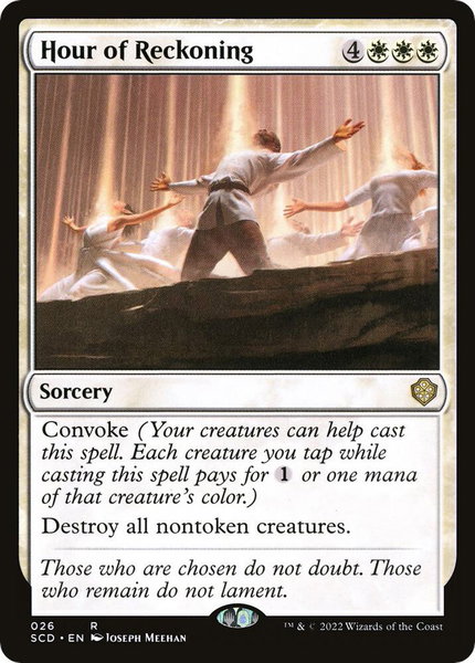 Hour of Reckoning trading card from Starter Commander Decks Hour of Reckoning - Starter Commander Decks Magic: The Gathering trading card