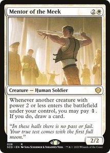 Mentor of the Meek - Starter Commander Decks (SCD) #28 - Rare Magic: The Gathering Trading Card