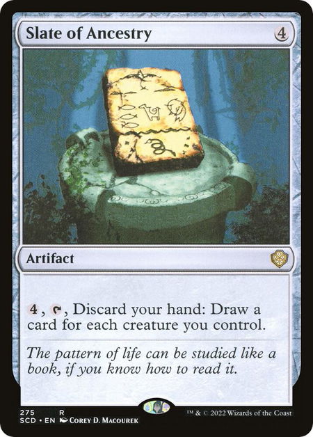 Slate of Ancestry - Starter Commander Decks Magic: The Gathering trading card