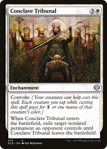 Conclave Tribunal - Starter Commander Decks Magic: The Gathering trading card