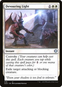 Devouring Light - Starter Commander Decks (SCD) #18 - Uncommon Magic: The Gathering Trading Card