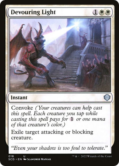 Devouring Light - Starter Commander Decks Magic: The Gathering trading card