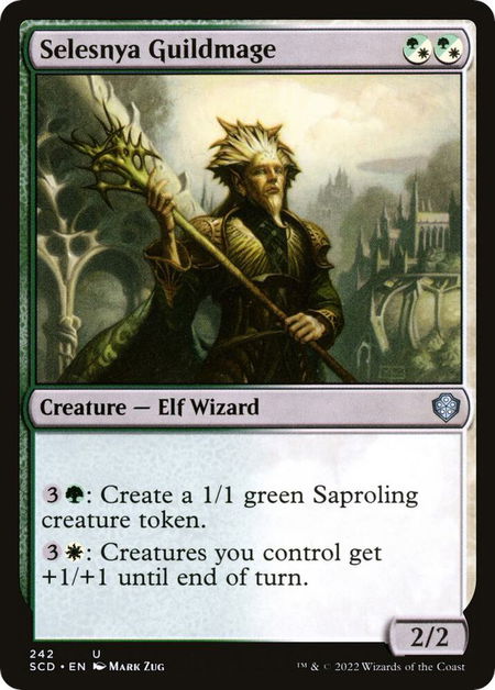 Selesnya Guildmage - Starter Commander Decks Magic: The Gathering trading card