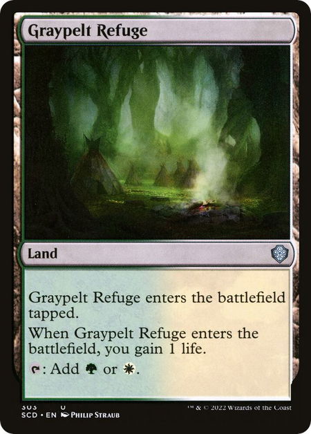 Graypelt Refuge - Starter Commander Decks Magic: The Gathering trading card