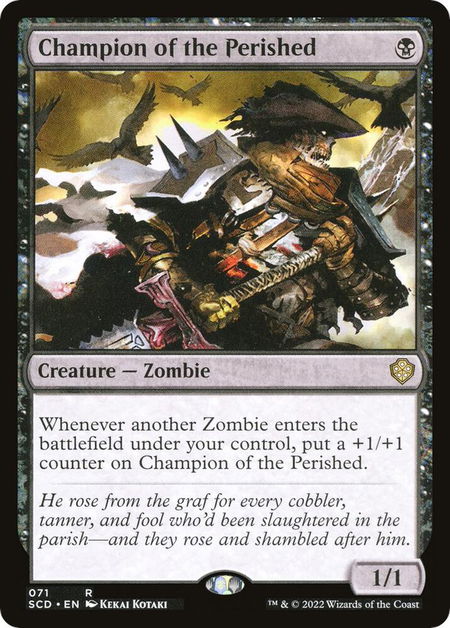 Champion of the Perished - Starter Commander Decks Magic: The Gathering trading card