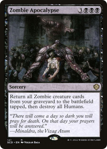 Zombie Apocalypse - Starter Commander Decks Magic: The Gathering trading card