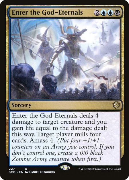 Enter the God-Eternals - Starter Commander Decks Magic: The Gathering trading card