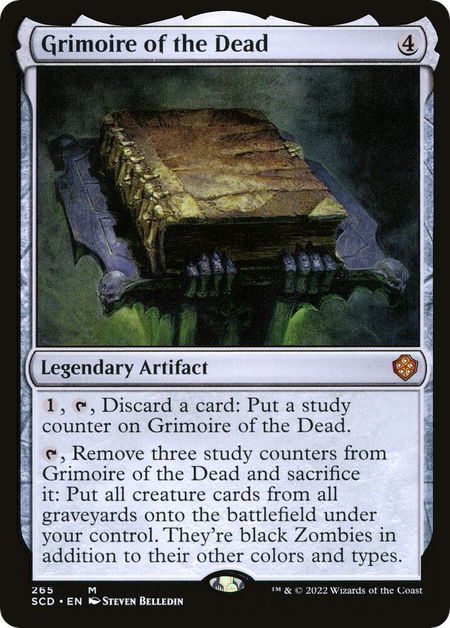 Grimoire of the Dead - Starter Commander Decks Magic: The Gathering trading card