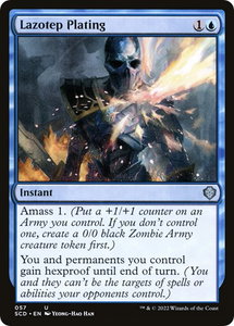 Lazotep Plating - Starter Commander Decks (SCD) #57 - Uncommon Magic: The Gathering Trading Card