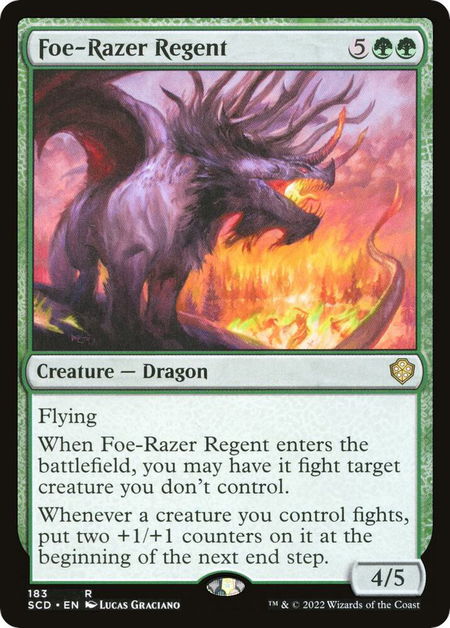 Foe-Razer Regent trading card from Starter Commander Decks Foe-Razer Regent - Starter Commander Decks Magic: The Gathering trading card