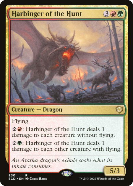 Harbinger of the Hunt - Starter Commander Decks Magic: The Gathering trading card