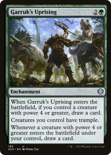 Garruk's Uprising - Starter Commander Decks Magic: The Gathering trading card