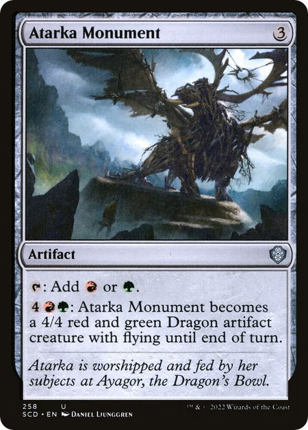 Atarka Monument - Starter Commander Decks Magic: The Gathering trading card
