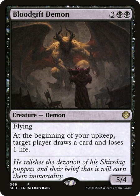 Bloodgift Demon - Starter Commander Decks Magic: The Gathering trading card