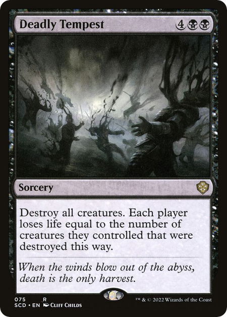 Deadly Tempest trading card from Starter Commander Decks Deadly Tempest - Starter Commander Decks Magic: The Gathering trading card