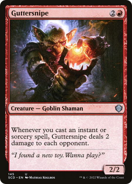 Guttersnipe - Starter Commander Decks Magic: The Gathering trading card