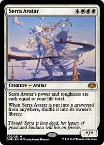 Serra Avatar - Dominaria Remastered (DMR) #26 - Mythic Rare Magic: The Gathering Trading Card