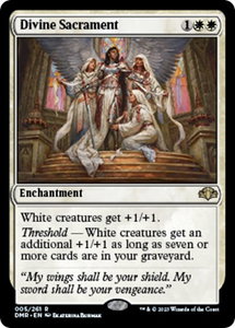 Divine Sacrament - Dominaria Remastered (DMR) #5 - Rare Magic: The Gathering Trading Card