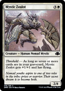 Mystic Zealot - Dominaria Remastered (DMR) #16 - Common Magic: The Gathering Trading Card