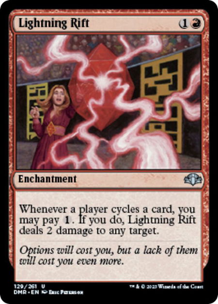 Lightning Rift - Dominaria Remastered Magic: The Gathering trading card
