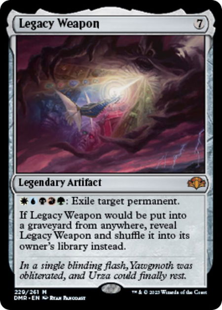 Legacy Weapon - Dominaria Remastered Magic: The Gathering trading card