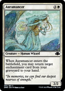 Auramancer - Dominaria Remastered (DMR) #1 - Common Magic: The Gathering Trading Card