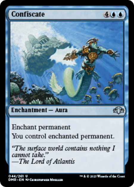 Confiscate - Dominaria Remastered Magic: The Gathering trading card