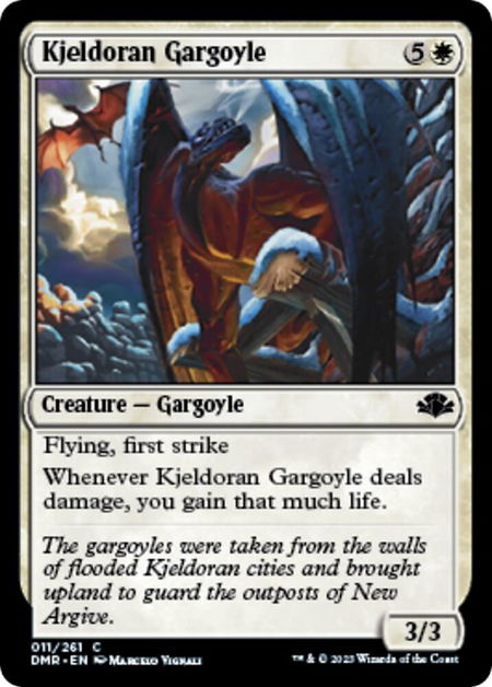 Kjeldoran Gargoyle - Dominaria Remastered Magic: The Gathering trading card
