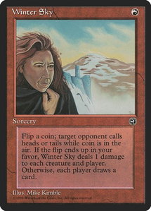 Winter Sky - Homelands (HML) #80 - Rare Magic: The Gathering Trading Card