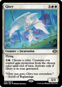 Glory - Dominaria Remastered (DMR) #7 - Rare Magic: The Gathering Trading Card