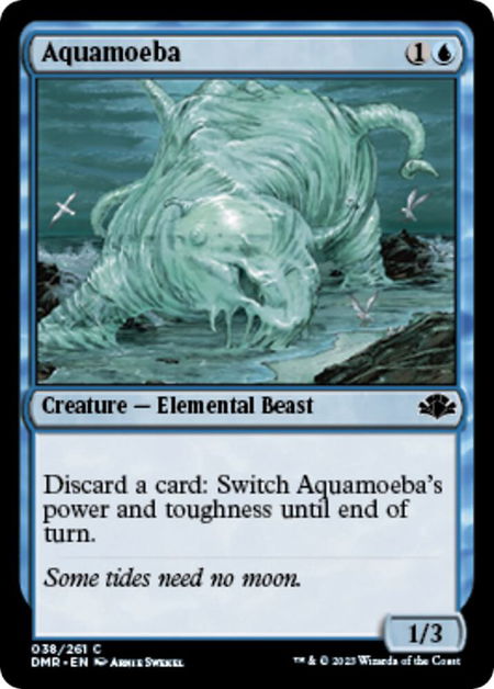 Aquamoeba - Dominaria Remastered Magic: The Gathering trading card