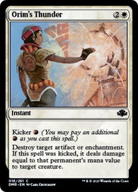 Orim's Thunder - Dominaria Remastered (DMR) #18 - Common Magic: The Gathering Trading Card