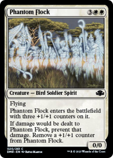 Phantom Flock - Dominaria Remastered Magic: The Gathering trading card