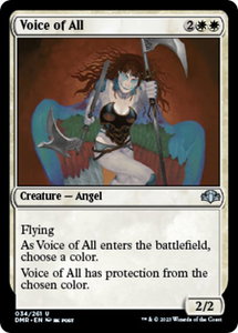 Voice of All - Dominaria Remastered (DMR) #34 - Uncommon Magic: The Gathering Trading Card