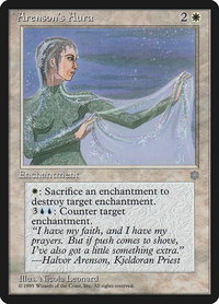Arenson's Aura - Ice Age (ICE) #3 - Common Magic: The Gathering Trading Card