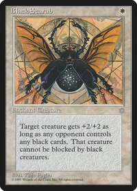 Black Scarab - Ice Age (ICE) #6 - Uncommon Magic: The Gathering Trading Card