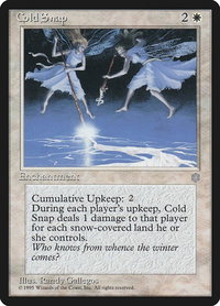 Cold Snap - Ice Age (ICE) #17 - Uncommon Magic: The Gathering Trading Card