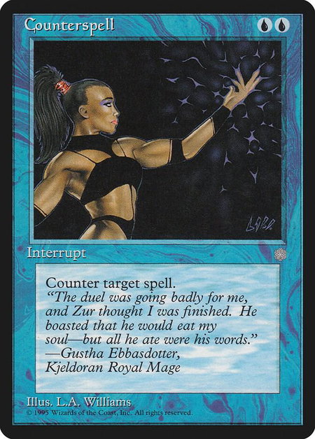 Counterspell - Ice Age Magic: The Gathering trading card
