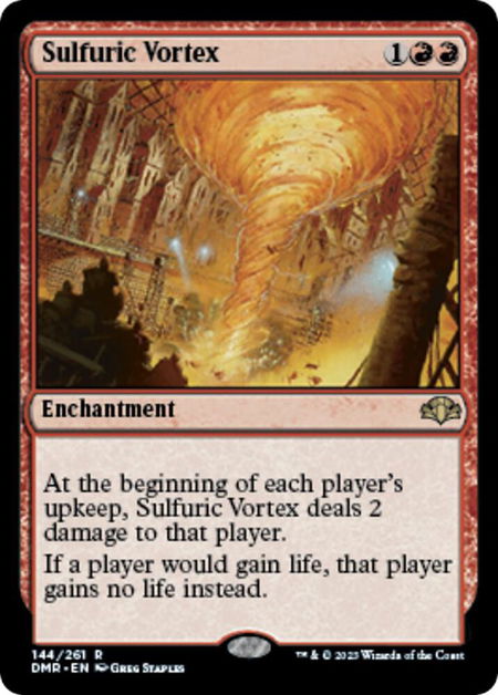 Sulfuric Vortex - Dominaria Remastered Magic: The Gathering trading card