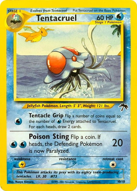 Tentacruel - Southern Islands Pokémon trading card