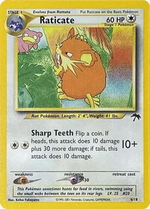Raticate - Southern Islands (SI) #06/18 - Rare Pokémon Trading Card
