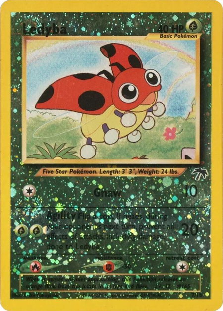 Ledyba trading card from Southern Islands Ledyba - Southern Islands Pokémon trading card
