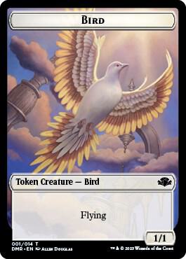 Bird Token - Dominaria Remastered Magic: The Gathering trading card