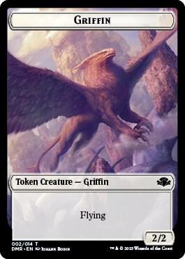 Griffin Token - Dominaria Remastered Magic: The Gathering trading card